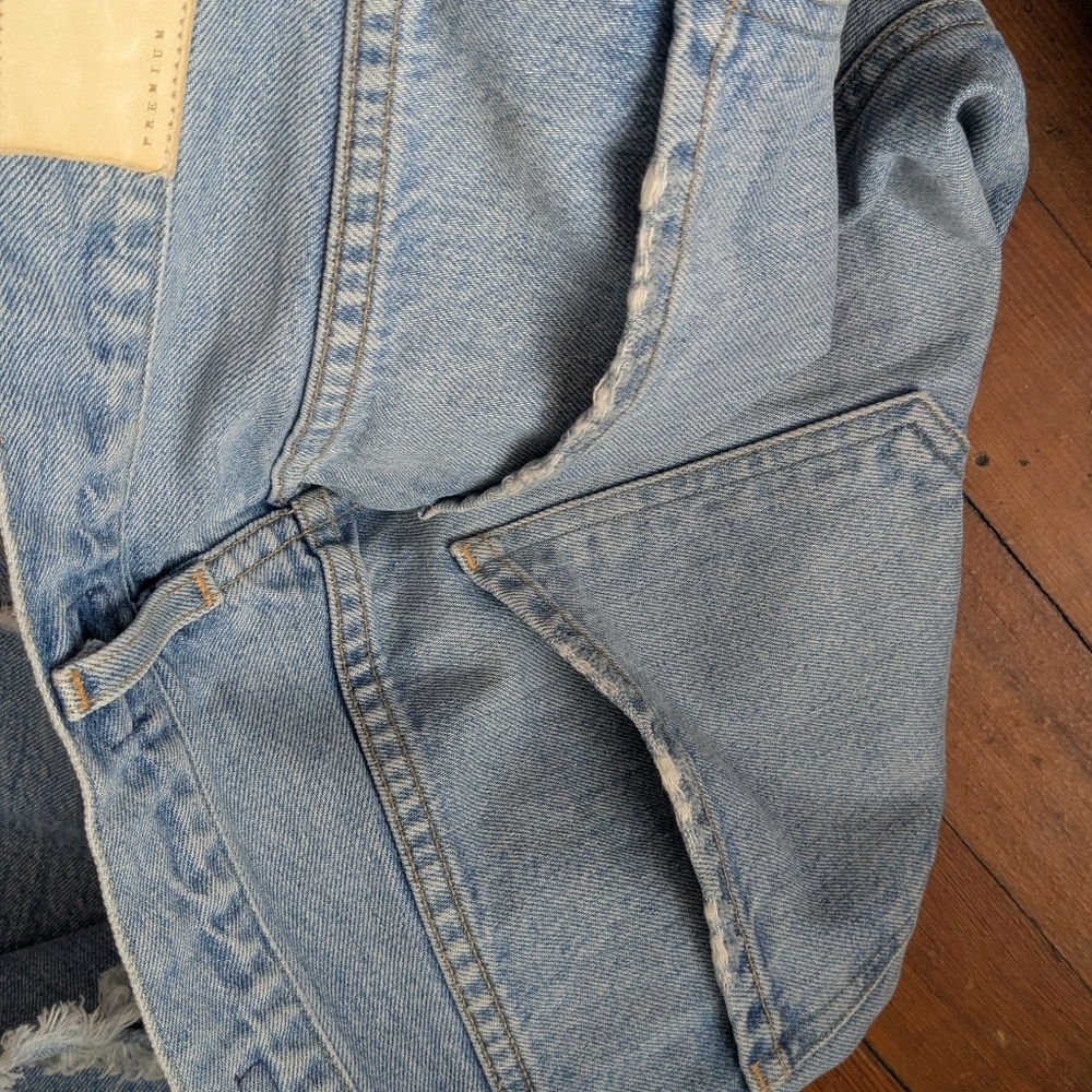 Citizens of Humanity Emma High Rise Wide Leg Crop Jeans Stax Wash Sz 26 - Picture 12 of 14